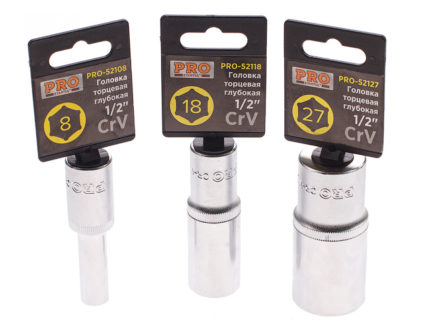 Головка 1/2" 27мм 6гр. глубокая PRO STARTUL (PRO-52127)