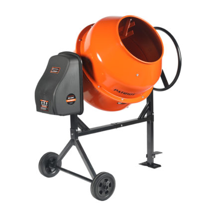 БЕТОНОСМЕСИТЕЛЬ PATRIOT BM 208C, 200 кг готовой смеси, венец - чугун