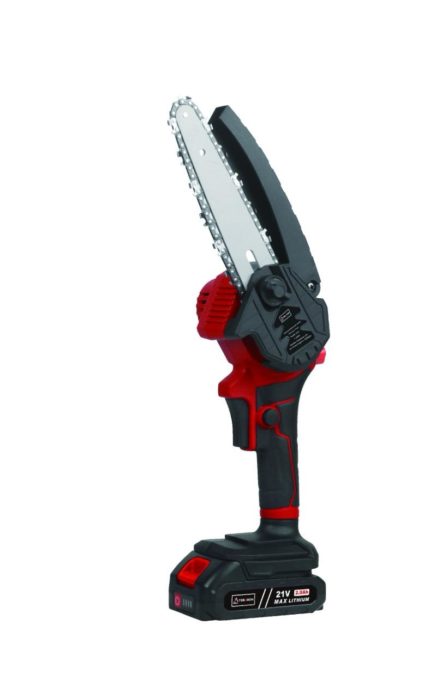 Пила аккумуляторная цепная TERRIKON KLD21-205B(21V,2АКБпо2.0А.ч., кейс, шина6", смазка)