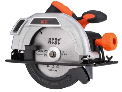 Сетевая пила циркулярная ACDC CS-1800, 5000 об/мин, 1800Вт, диск в комплекте 185х20х40, в коробке