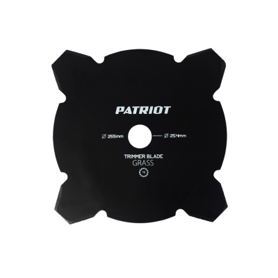 Нож PATRIOT TBM-4 (D255x25.4мм, 4 лопасти)