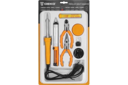 Набор для пайки DEKO SI06, 50Вт/220 В, 8 предметов