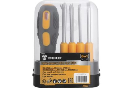 Набор отверток DEKO 8 в 1 SS01