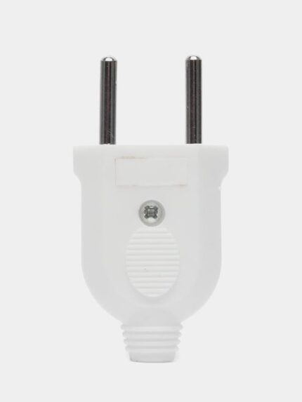 Вилка ProfiTec ECO плоская бел 10А 1BL (ABS-пласт) (A03 0146 002B) (74846)