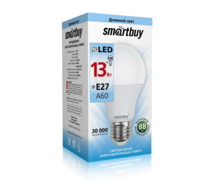 Светодиодная (LED) Лампа Smartbuy-A60-13W/4000/E27_Б
