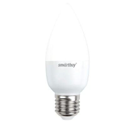 Светодиодная (LED) Лампа Smartbuy-C37-07W/4000/E27 (SBL-C37-07-40K-E27)_Б