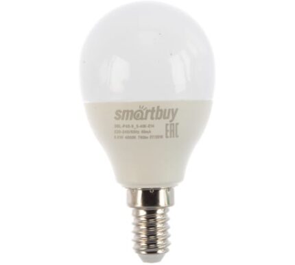 Светодиодная (LED) Лампа Smartbuy-P45-9,5W/4000/E14 (SBL-P45-9_5-40K-E14)/100 Б
